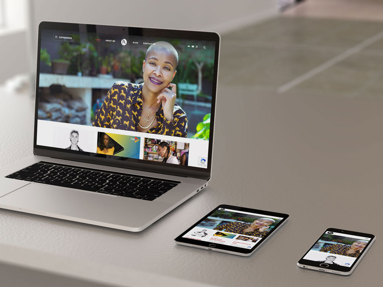 Helen Herimbi Website (Laptop | Tablet | Smartphone) | KEMOSO
