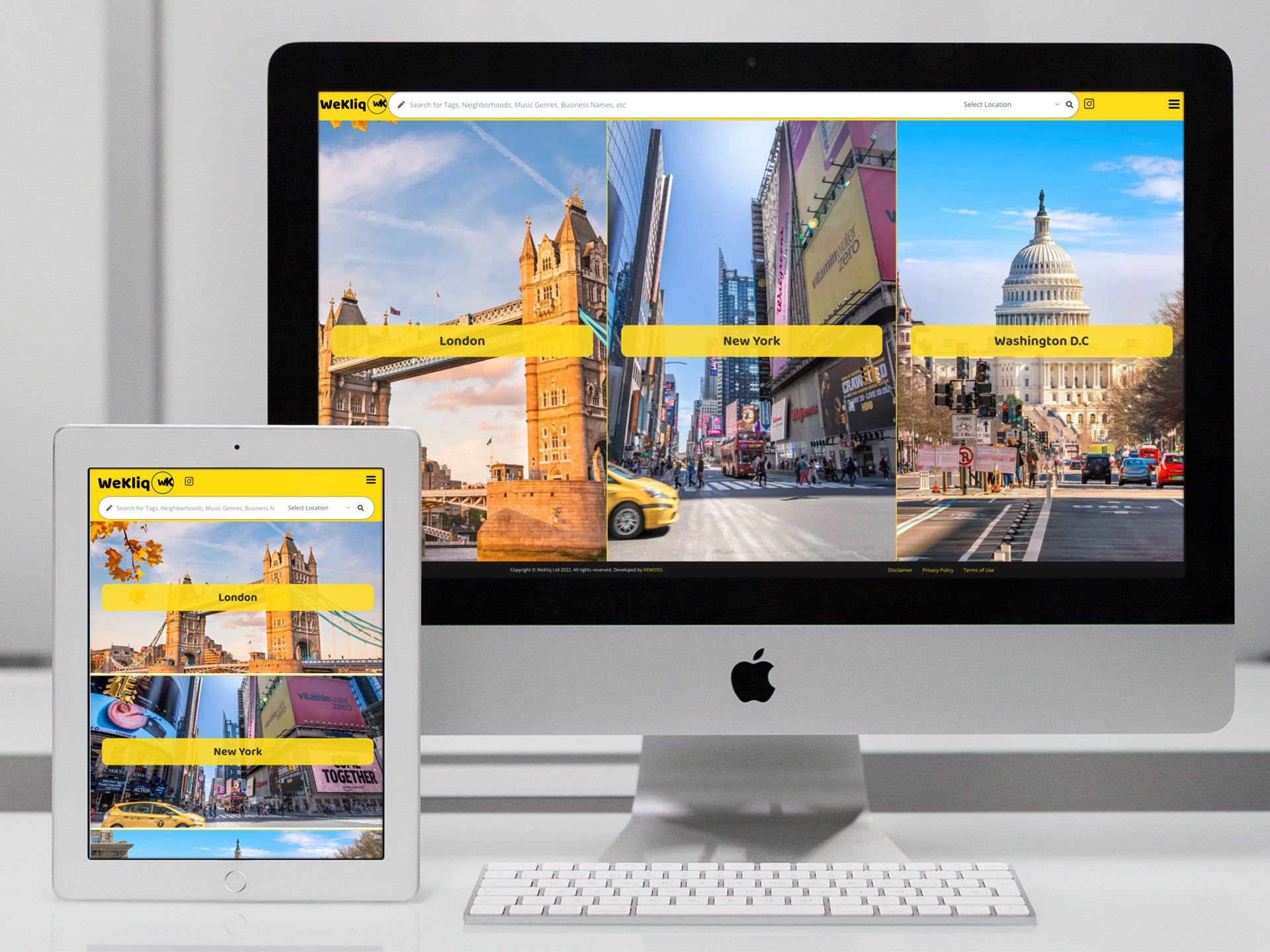 Home | iPad & iMac | WeKliq
